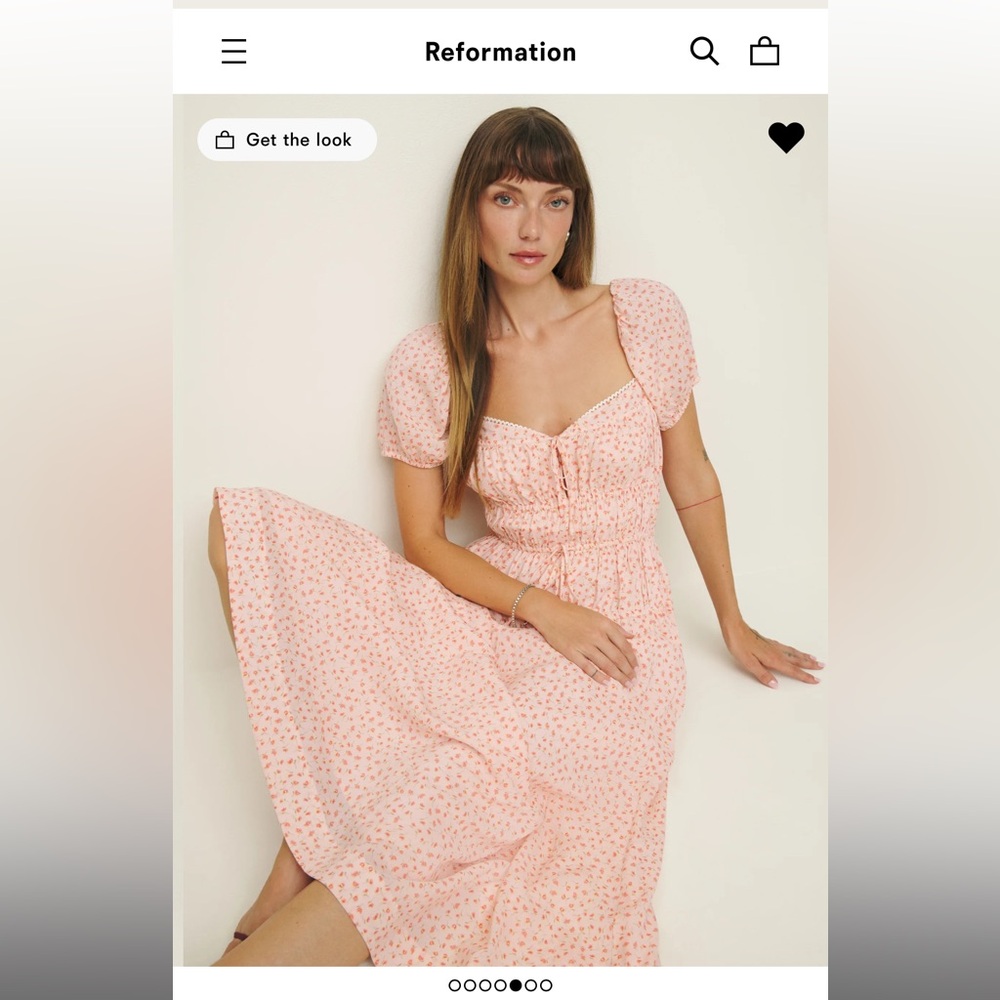 Reformation Rhett Dress NEW with all tags , size 8.